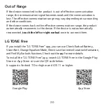 Preview for 21 page of LG TONE Free TONE-FP9A User Manual