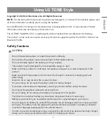 Предварительный просмотр 3 страницы LG TONE Style HBS-SL5 User Manual