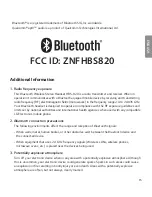 Preview for 17 page of LG TONE ULTRA HBS-820 User Manual