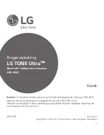 Предварительный просмотр 39 страницы LG Tone Ultra HBS-820S User Manual