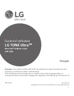 Предварительный просмотр 57 страницы LG Tone Ultra HBS-820S User Manual