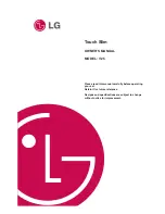 Preview for 1 page of LG Touch Slim V25 Owner'S Manual