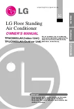 Preview for 1 page of LG TPNC306SLA0 Owner'S Manual