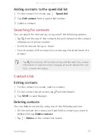 Preview for 78 page of LG Tribute Dynasty LG-SP200 User Manual