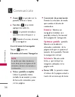 Preview for 57 page of LG Tritan UX840 (Spanish) Manual Del Usuario