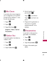 Preview for 72 page of LG Tritan UX840 (Spanish) Manual Del Usuario