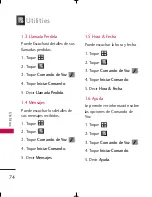 Preview for 75 page of LG Tritan UX840 (Spanish) Manual Del Usuario