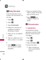 Preview for 79 page of LG Tritan UX840 (Spanish) Manual Del Usuario