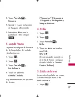 Preview for 88 page of LG Tritan UX840 (Spanish) Manual Del Usuario