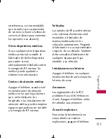 Preview for 112 page of LG Tritan UX840 (Spanish) Manual Del Usuario