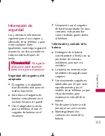 Preview for 114 page of LG Tritan UX840 (Spanish) Manual Del Usuario