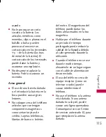 Preview for 116 page of LG Tritan UX840 (Spanish) Manual Del Usuario