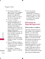 Preview for 117 page of LG Tritan UX840 (Spanish) Manual Del Usuario