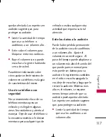 Preview for 118 page of LG Tritan UX840 (Spanish) Manual Del Usuario