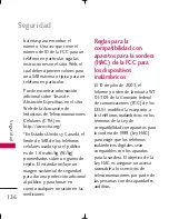 Preview for 137 page of LG Tritan UX840 (Spanish) Manual Del Usuario