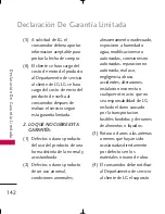 Preview for 143 page of LG Tritan UX840 (Spanish) Manual Del Usuario