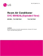 Preview for 1 page of LG TS-C096YDA1 Service Manual