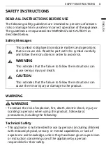 Preview for 3 page of LG TV2425NTWB Owner'S Manual