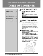 Preview for 2 page of LG TVNC362KLA0 Owner'S Manual