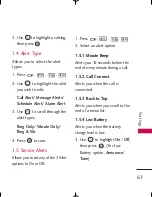 Preview for 63 page of LG U.S. Cellular UX260 User Manual