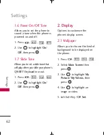 Preview for 64 page of LG U.S. Cellular UX260 User Manual