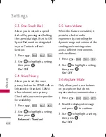 Preview for 70 page of LG U.S. Cellular UX260 User Manual