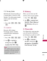 Preview for 75 page of LG U.S. Cellular UX260 User Manual