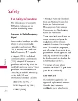 Preview for 76 page of LG U.S. Cellular UX260 User Manual