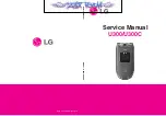 LG U300 Service Manual preview