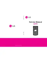 LG U370 Service Manual preview