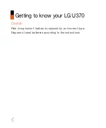 Preview for 14 page of LG U370 User Manual