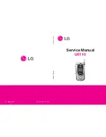 LG U8110 Service Manual preview