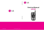 LG U8138 Service Manual preview