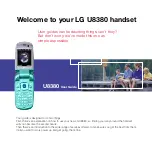 Preview for 5 page of LG U8380 User Manual