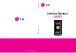 LG U8500 Service Manual предпросмотр