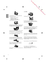 Предварительный просмотр 4 страницы LG UF85 series Owner'S Manual