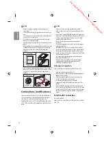 Предварительный просмотр 12 страницы LG UF85 series Owner'S Manual