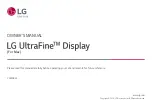 Предварительный просмотр 1 страницы LG UltraFine 24MD4KL Owner'S Manual