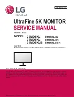 LG UltraFine 27MD5KL Service Manual preview