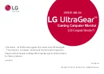 LG UltraFine 38GL950G Owner'S Manual preview