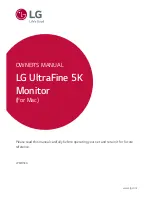 LG UltraFine 5K Owner'S Manual предпросмотр