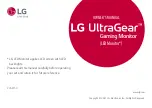 LG UltraGear 27GP750 Owner'S Manual предпросмотр