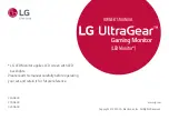 Preview for 1 page of LG UltraGear 32GN600 Owner'S Manual