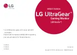 LG UltraGear 32GN650 Owner'S Manual предпросмотр