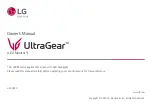 Preview for 1 page of LG UltraGear 32GQ950 Owner'S Manual