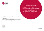 LG UltraGear 34GN85B-B Owner'S Manual предпросмотр