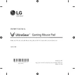 Предварительный просмотр 1 страницы LG UltraGear UGP90HB Owner'S Manual