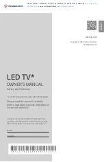 LG UQ9100 Series Owner'S Manual preview