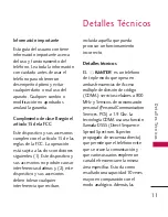 Preview for 11 page of LG US Cellular UX265 Banter (Spanish) Manual De Usuario