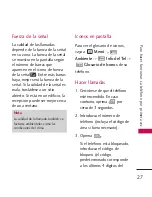 Preview for 27 page of LG US Cellular UX265 Banter (Spanish) Manual De Usuario